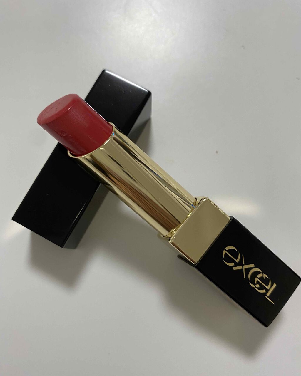 グレイズバームリップ GB01 レッドガーネット/excel/口紅を使ったクチコミ（1枚目）