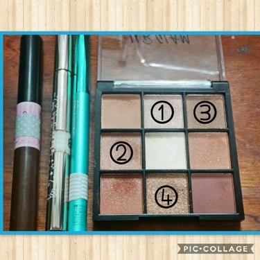 UR GLAM　BLOOMING EYE COLOR PALETTE/U R GLAM/アイシャドウパレットを使ったクチコミ（2枚目）