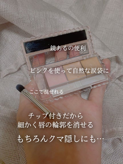 カラーミキシングコンシーラー/キャンメイク/パレットコンシーラーを使ったクチコミ(2枚目)