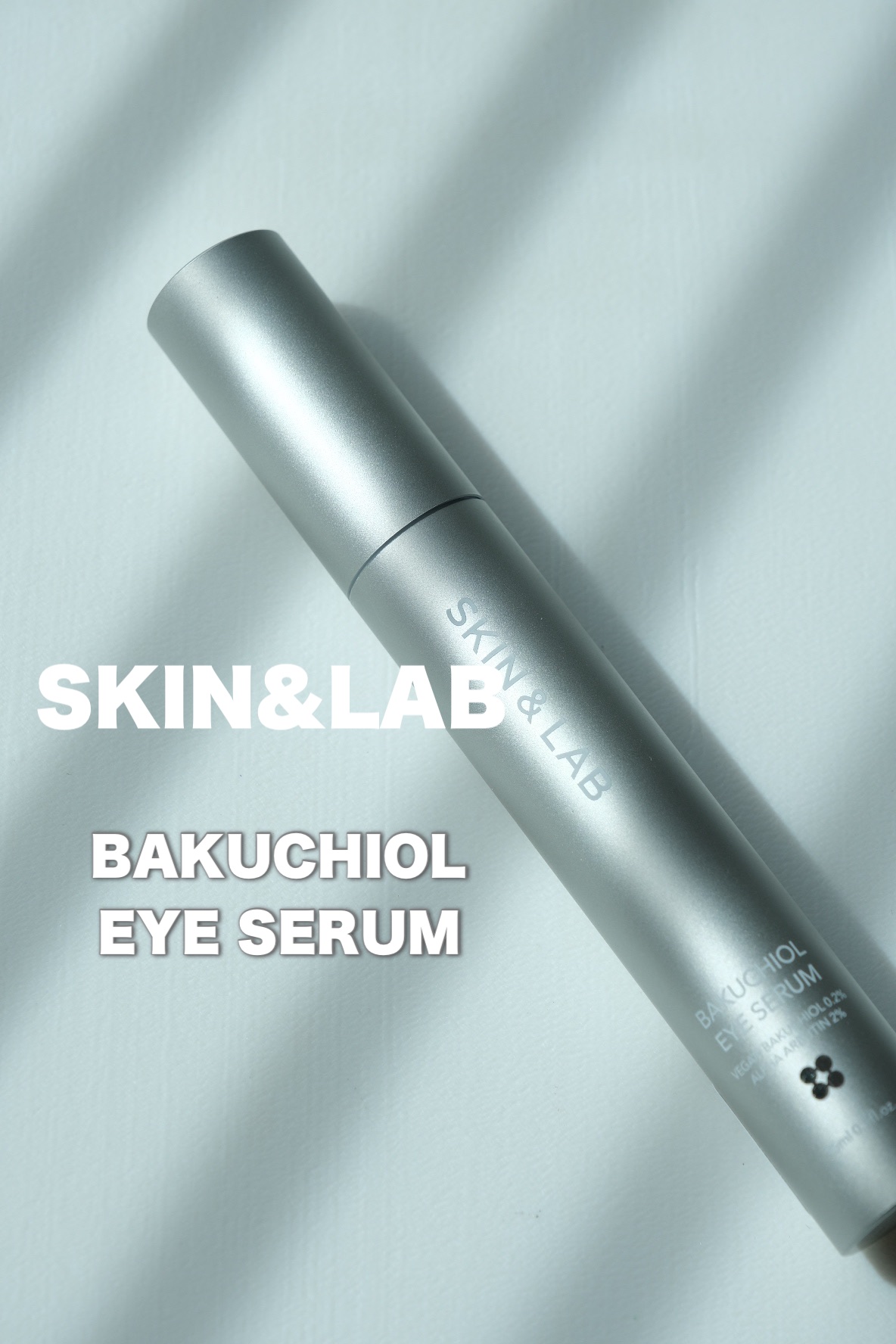 SKIN＆LAB 
バクチオールアイセラム

アットコスメ様のプレキャンで当選✨

次世代レチノールである”バクチオール”配合！

ジェルテクスチャーでボタンを押して好きな量出してから
くるくるマッサージ出来るので使いやすい！

指使わない