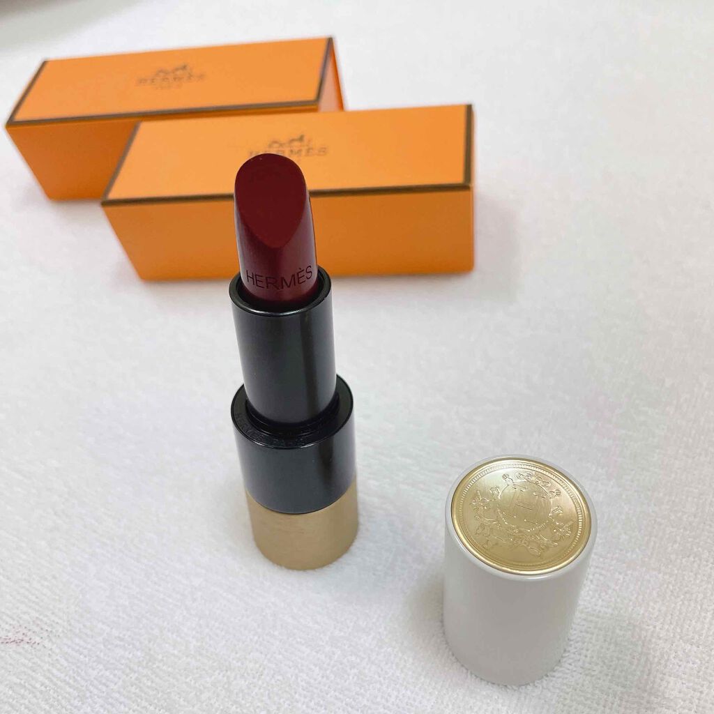 〈ルージュ・エルメス〉 ルージュ ア レーヴル マット/エルメス/口紅を使ったクチコミ（2枚目）