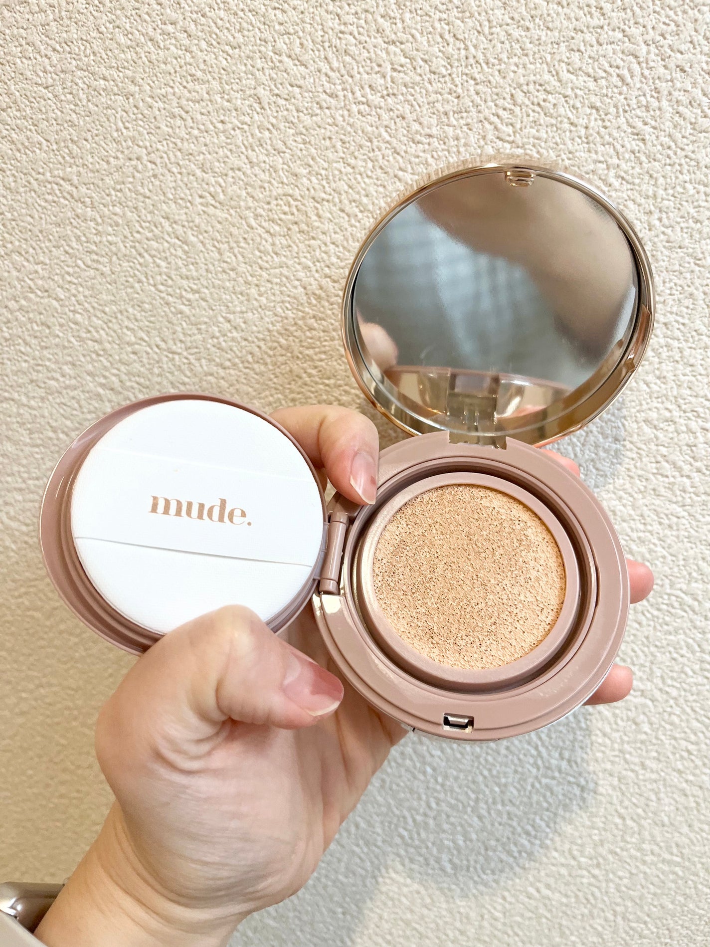 ハグクッション/mude/クッションファンデーションを使ったクチコミ(3枚目)