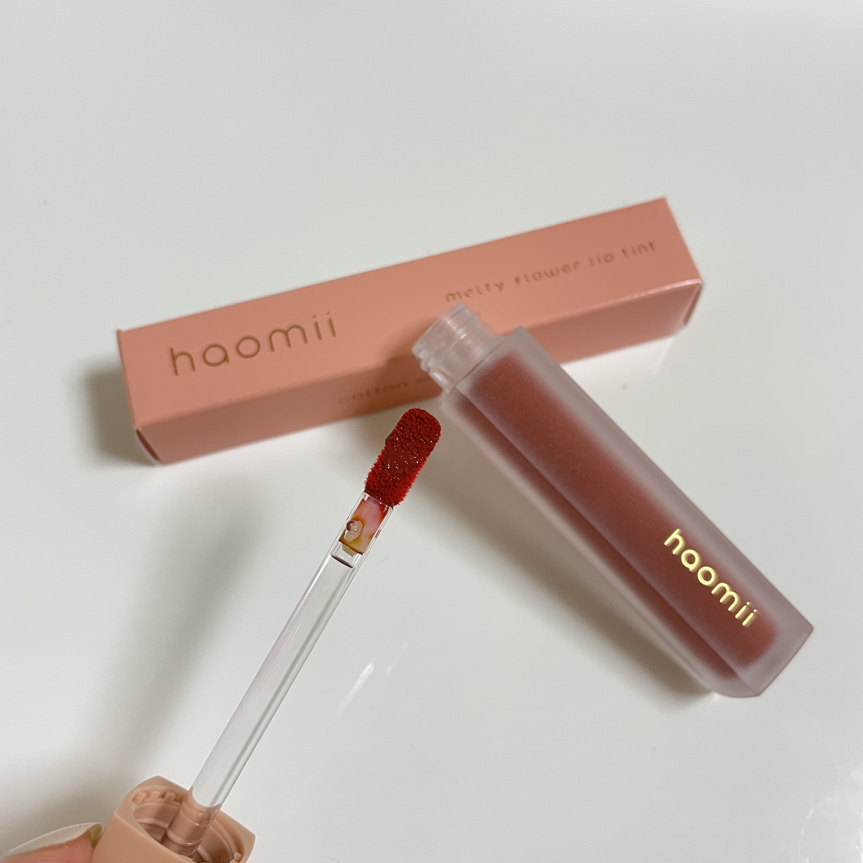 Melty flower lip tint/haomii/口紅を使ったクチコミ（2枚目）