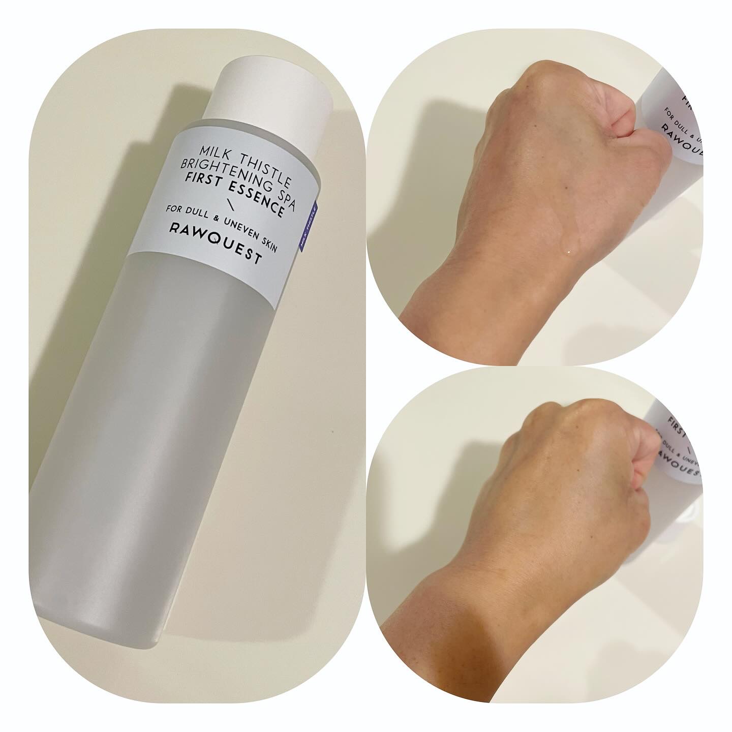 ミルクシスルブライトニングスパ ファーストエッセンス/RAWQUEST/化粧水を使ったクチコミ（3枚目）