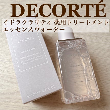イドラクラリティ 薬用 トリートメント エッセンス ウォーター/DECORTÉ/化粧水を使ったクチコミ(1枚目)