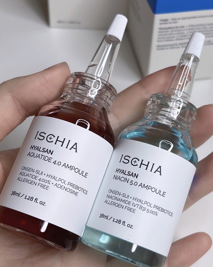 ヒアルサンアンプルデュオ ナイアシン5.0 アクアタイド4.0SET/ISCHIA/美容液を使ったクチコミ(1枚目)