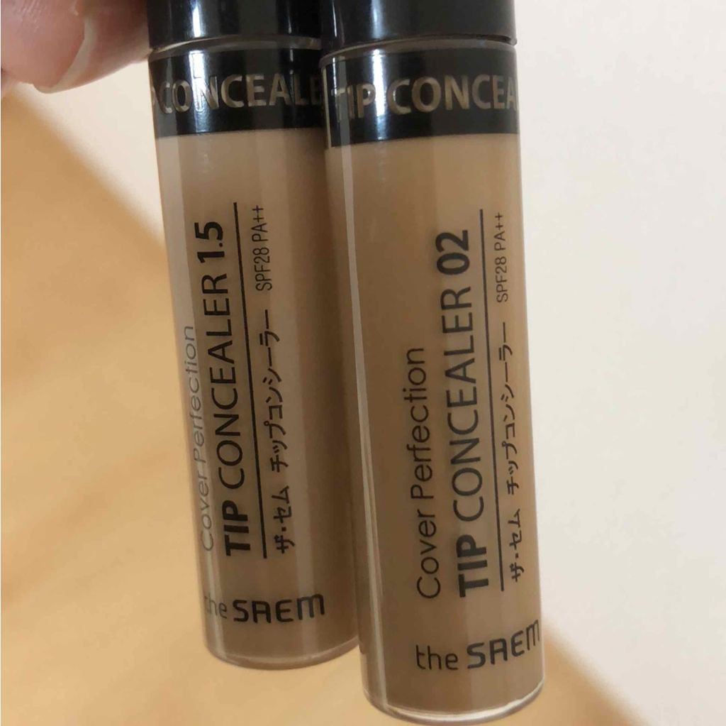 カバーパーフェクション チップコンシーラー/the SAEM/リキッドコンシーラーを使ったクチコミ(1枚目)