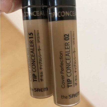 カバーパーフェクション チップコンシーラー/the SAEM/リキッドコンシーラーを使ったクチコミ(1枚目)