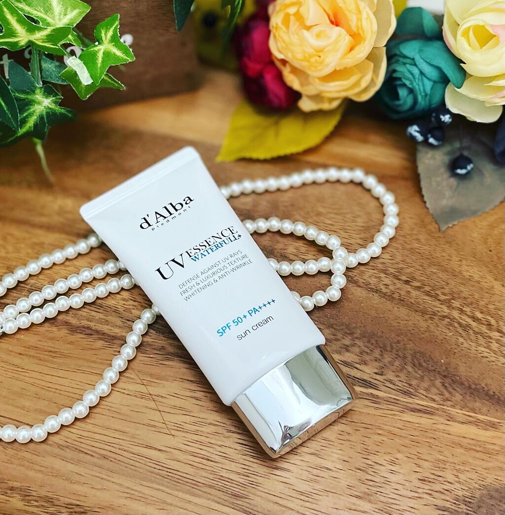 ダルバ ウォータフル エッセンス サンクリーム/ダルバ/日焼け止めクリームを使ったクチコミ（1枚目）