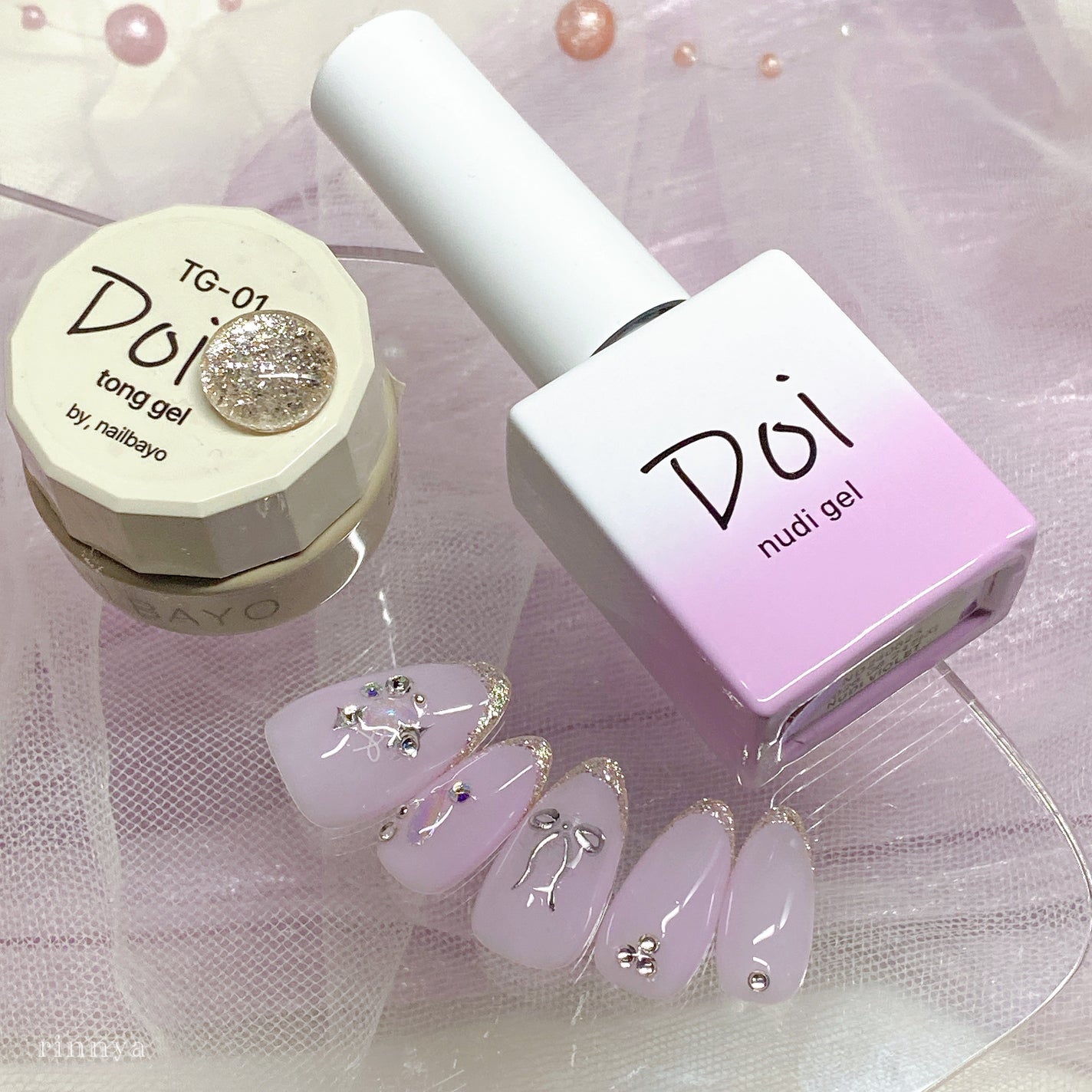 doi nudi gel/nailbayo/ジェルネイルを使ったクチコミ(4枚目)