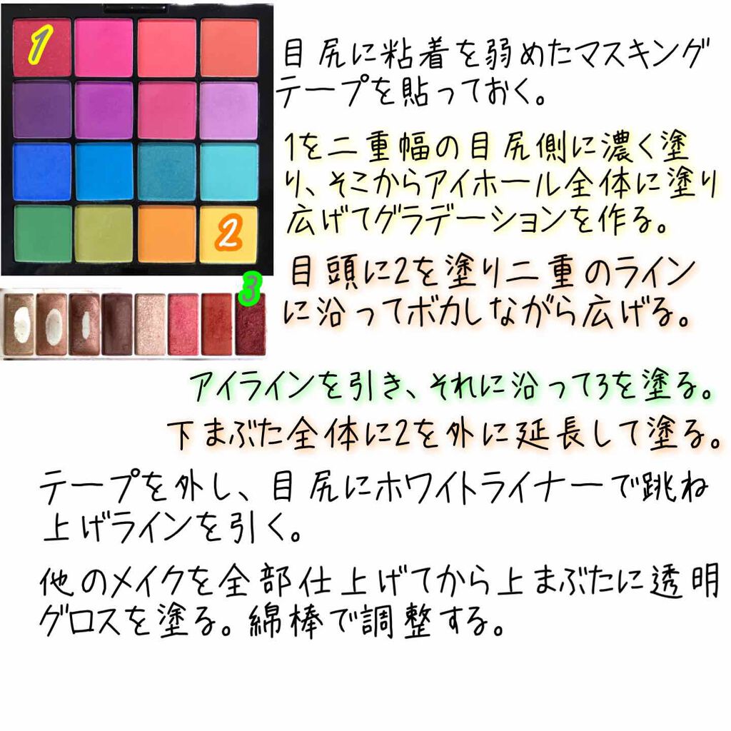 UT シャドウ パレット/NYX Professional Makeup/アイシャドウパレットを使ったクチコミ（2枚目）