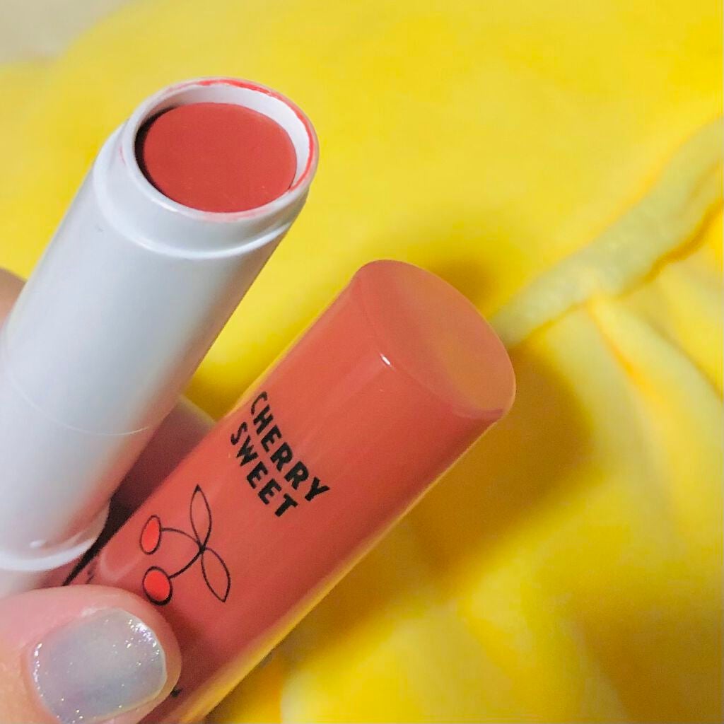 チェリースイート カラーリップバーム/ETUDE/口紅を使ったクチコミ(1枚目)