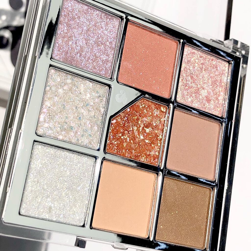 グリッターペディアアイパレット/unleashia/アイシャドウパレットを使ったクチコミ(3枚目)