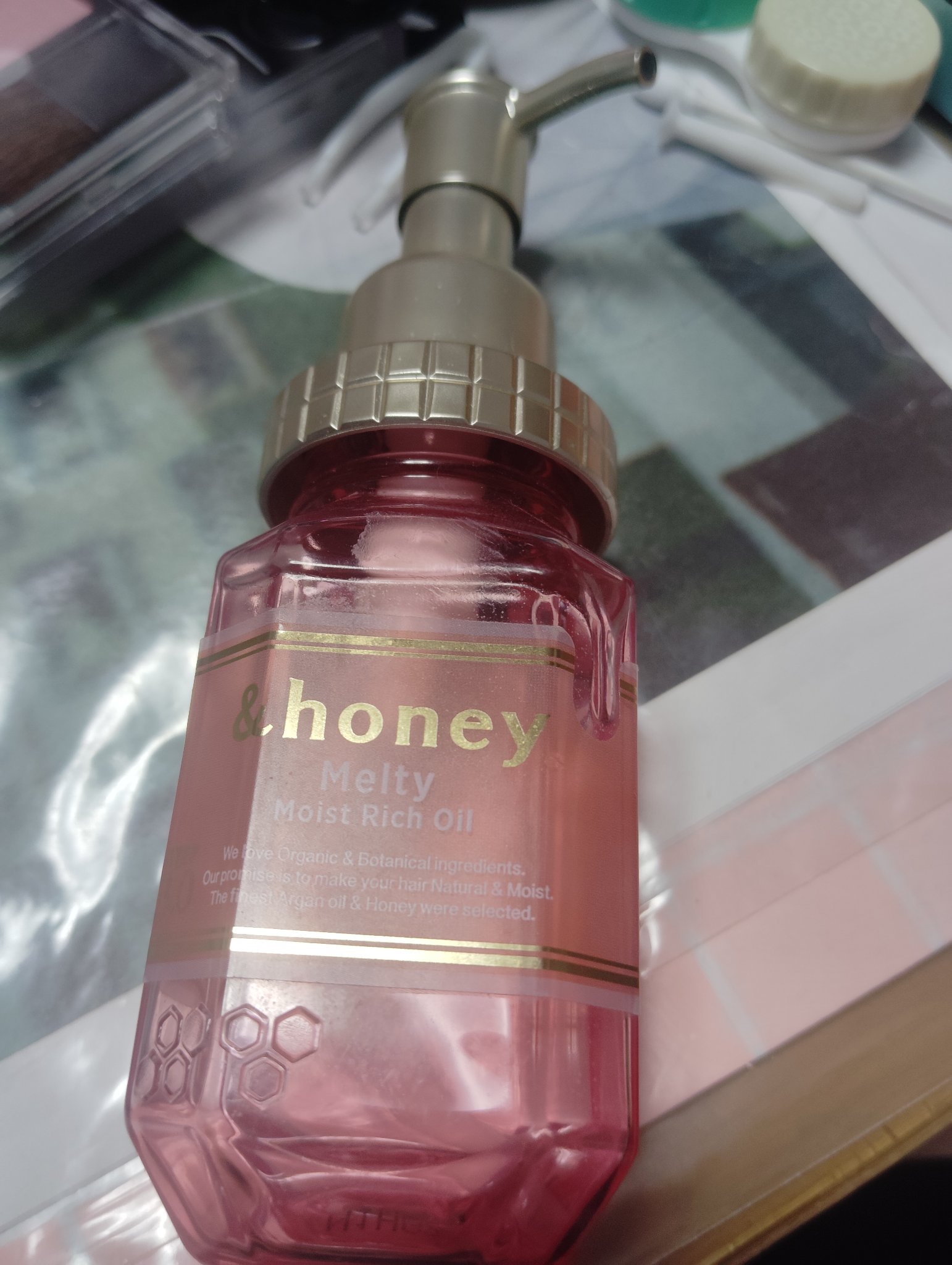 キラメキ ウォーターコンク シャイニー ヘアオイル/ululis/ヘアオイルを使ったクチコミ（1枚目）