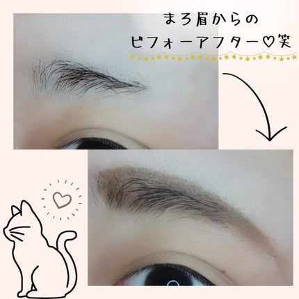 ウォータープルーフ アイブロウ (しずく型芯)/FASIO/アイブロウペンシルを使ったクチコミ(4枚目)