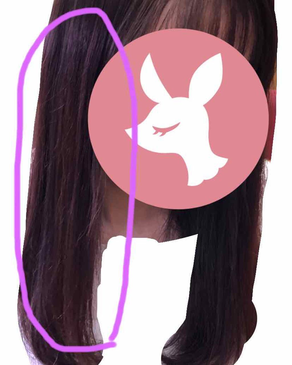 泡カラー ディープバイオレット/リーゼ/ヘアカラーを使ったクチコミ（3枚目）