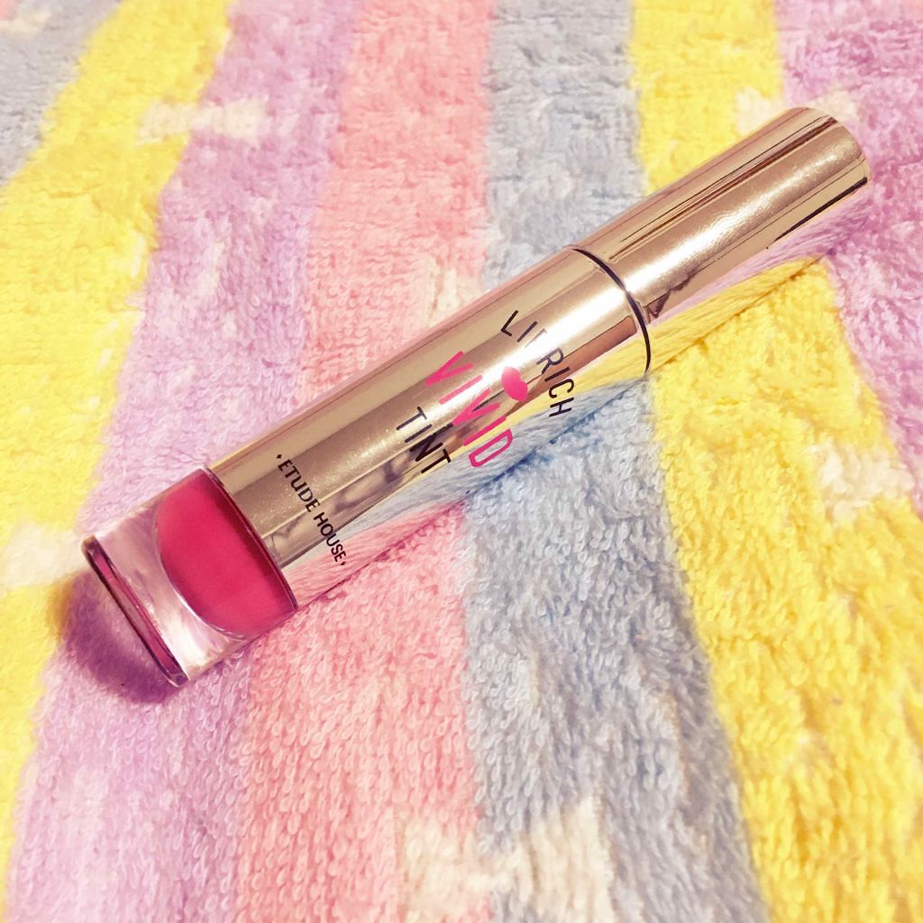 リップリッチ ビビッドティント/ETUDE/口紅を使ったクチコミ（1枚目）