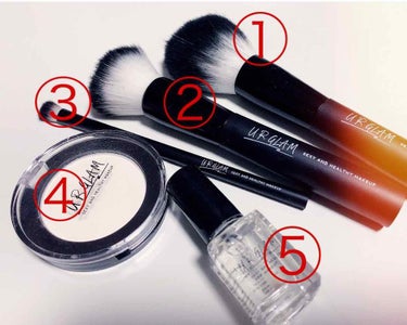 UR GLAM　POWDER BRUSH/U R GLAM/メイクブラシを使ったクチコミ（2枚目）