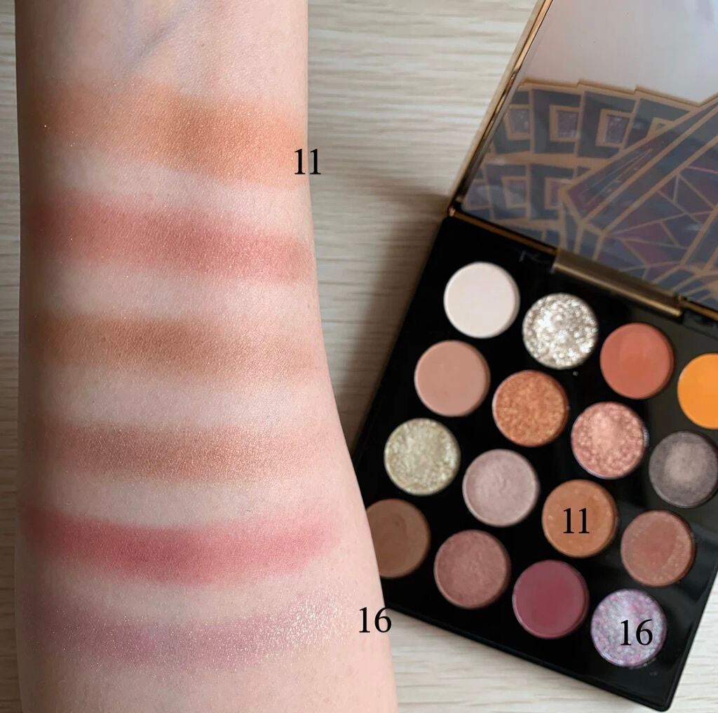 大英博物館 エジプトシリーズ アイシャドウパレット/ZEESEA/アイシャドウパレットを使ったクチコミ(5枚目)