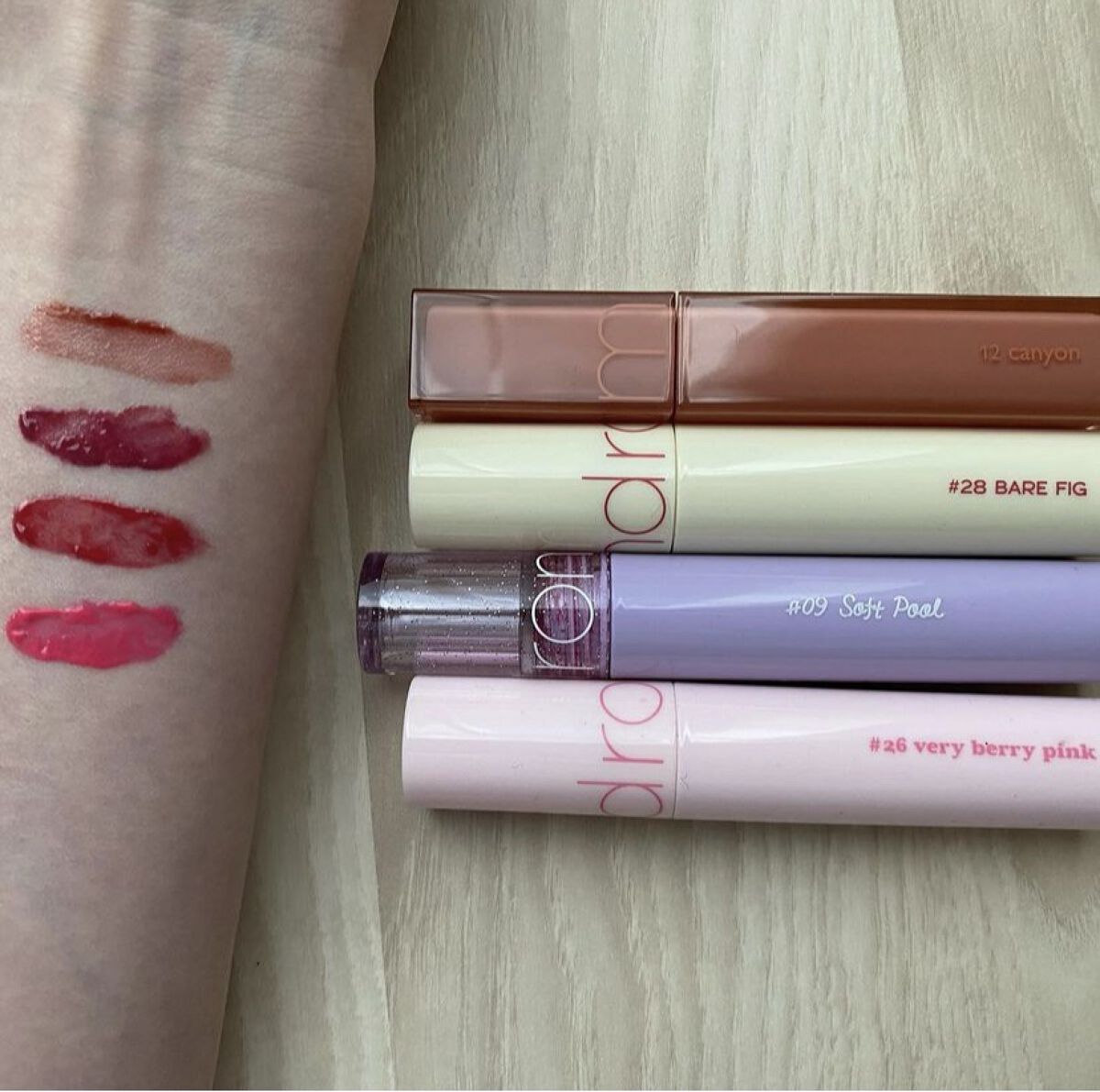 グラスティングウォーターティント/rom&nd/リップティントを使ったクチコミ（2枚目）