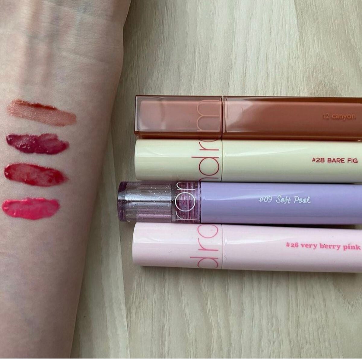 ジューシーラスティングティント/rom&nd/リップティントを使ったクチコミ(2枚目)