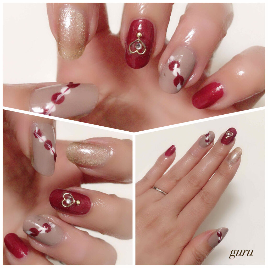 gene TOKYO ネイル ホワイト/DAISO/マニキュアを使ったクチコミ（2枚目）