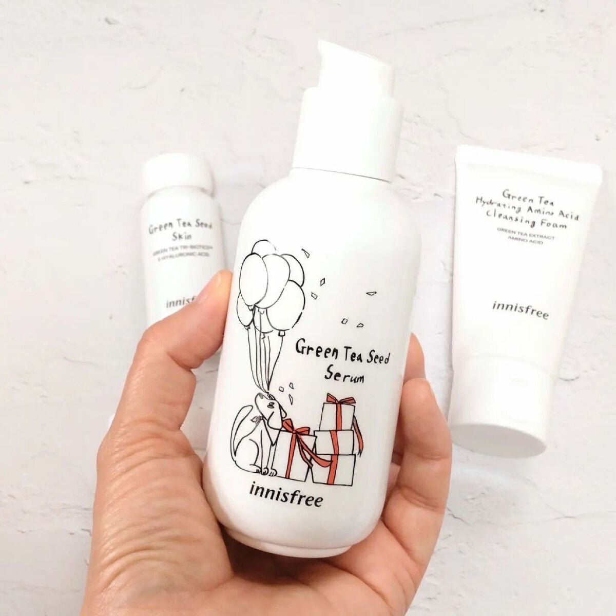 グリーンティーシード セラム N スペシャルセット/innisfree/スキンケアキットを使ったクチコミ(5枚目)
