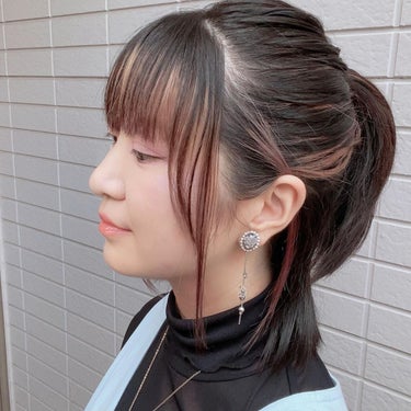 コスメテックスローランド エアリーアンドイージー  グロッシーヘアジェルのクチコミ「髪が伸びたー！ということで、ハーフアップが出来るようになりました🥺✨(最後の写真参照)

でも.....」（1枚目）