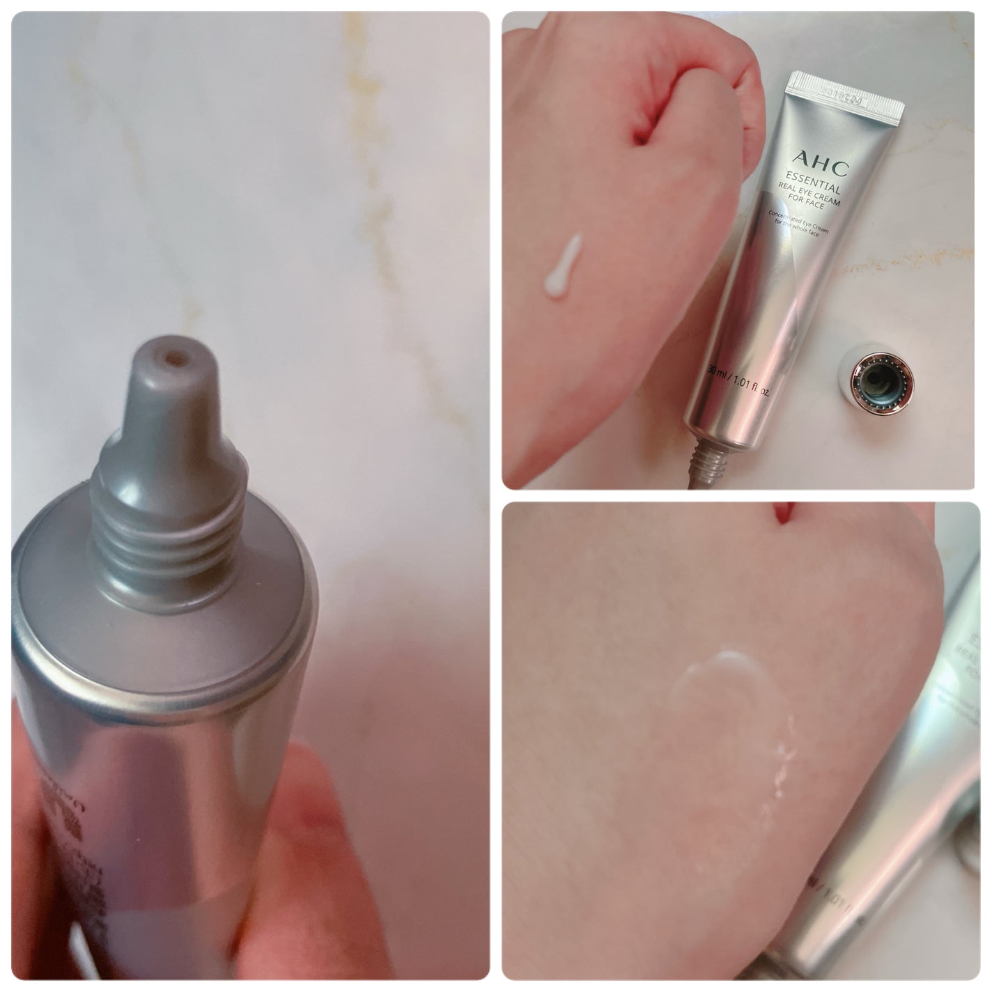 エッセンシャル リアル アイクリーム フォーフェイス/AHC/アイケア・アイクリームを使ったクチコミ(2枚目)