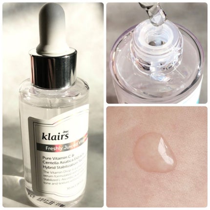 フレッシュリージュースドビタミンドロップ(35ml)/Klairs/美容液を使ったクチコミ(4枚目)