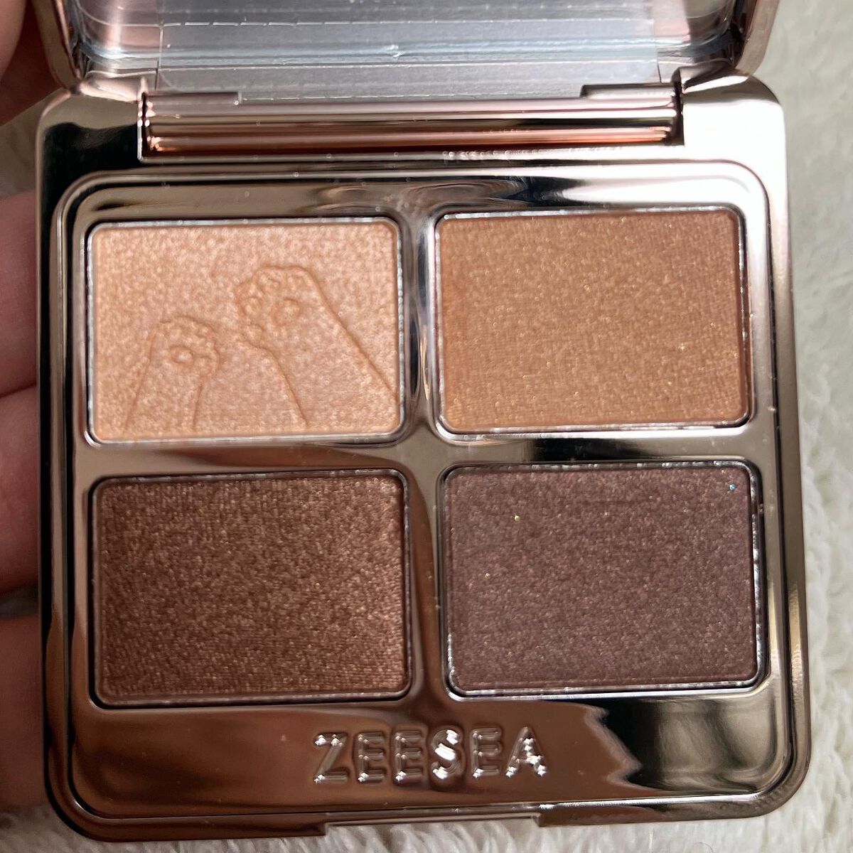 アニマルアイシャドウ(4シェード)/ZEESEA/アイシャドウパレットを使ったクチコミ（3枚目）