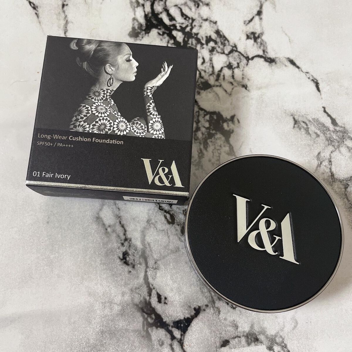 ロングウェアクッションファンデーション/V&Aビューティー/クッションファンデーションを使ったクチコミ（1枚目）
