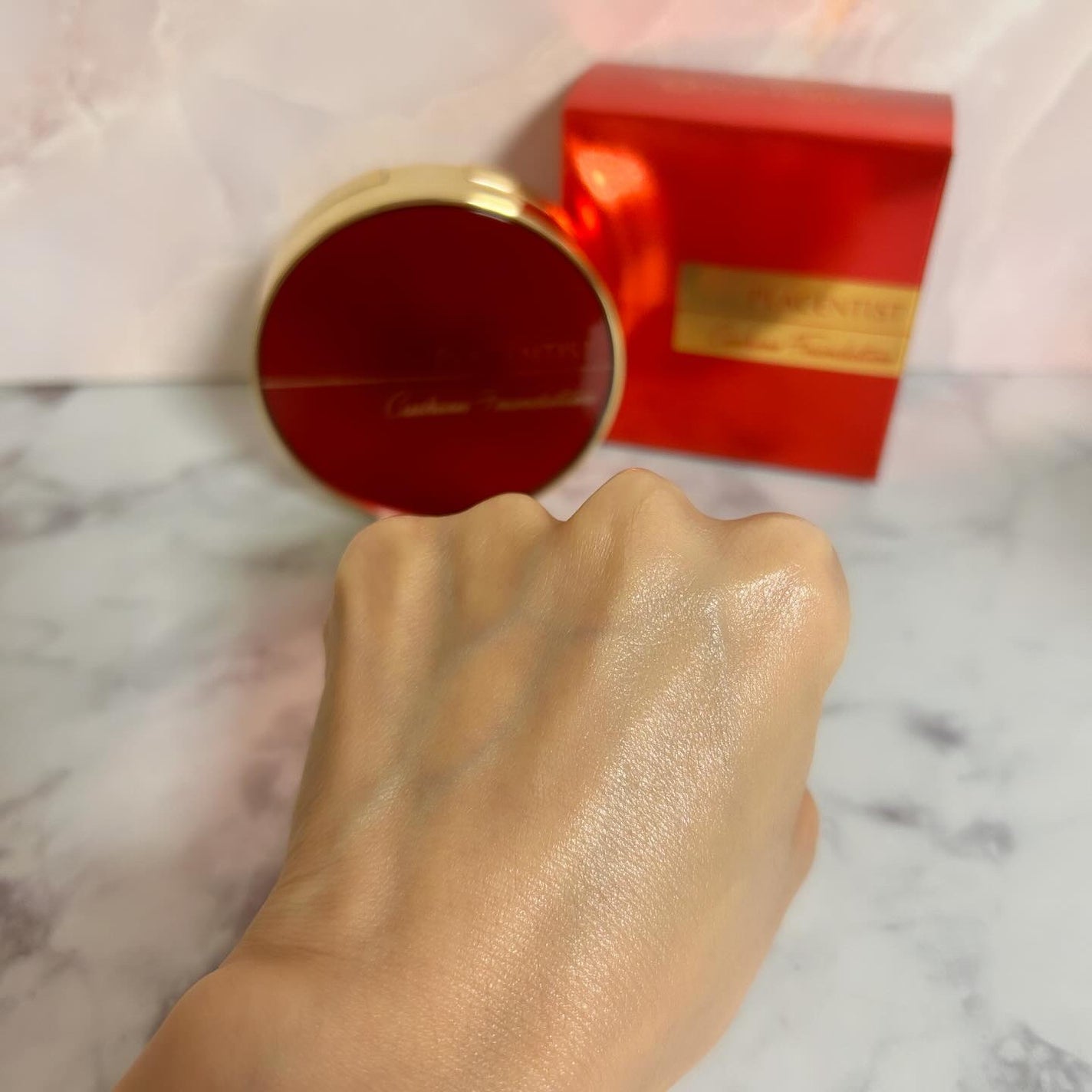 プラセンティストクッションファンデーション/ステファニー/クッションファンデーションを使ったクチコミ(4枚目)