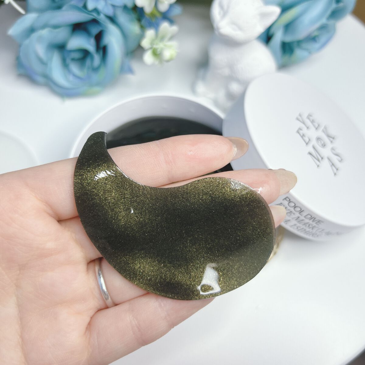 POOL DIVE EYE MASK (プールダイブ目元マスク)/Shangpree/アイケア・アイクリームを使ったクチコミ(2枚目)