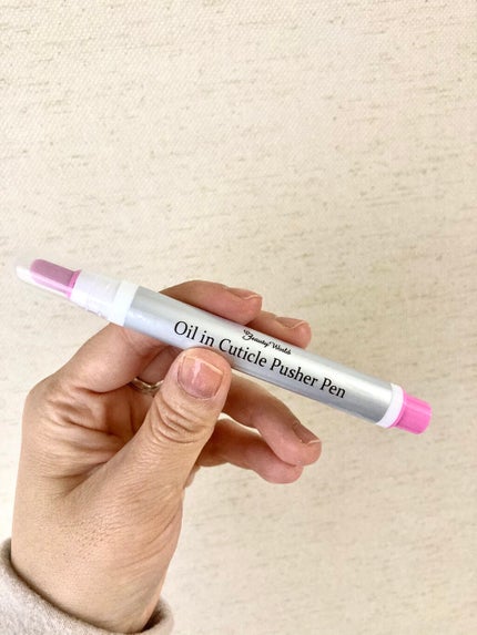 オイルインキューティクルプッシャーペン/ビューティーワールド/ネイル用品を使ったクチコミ(2枚目)