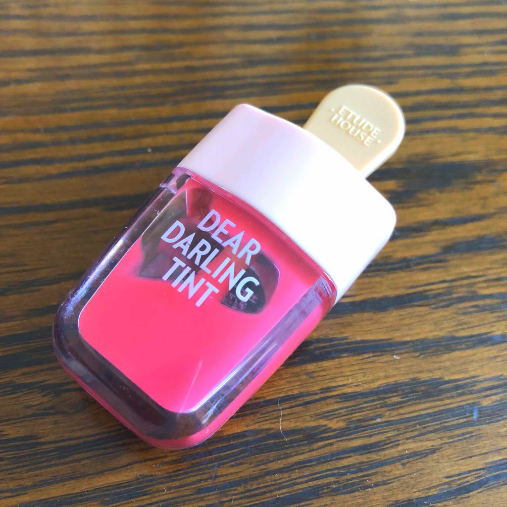 ディアダーリン ウォータージェルティント （アイスティント）/ETUDE/口紅を使ったクチコミ（1枚目）