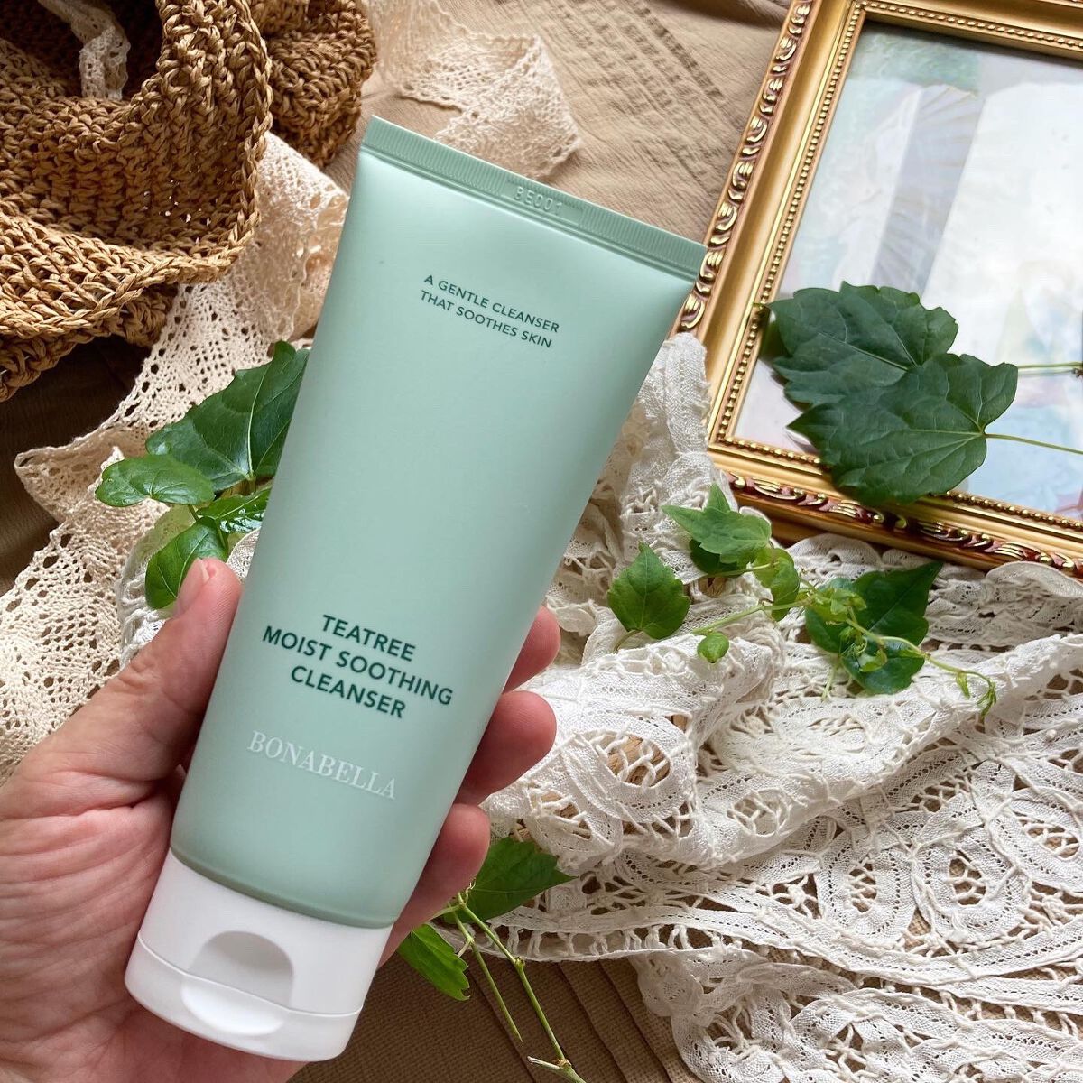 ティーツリー モイスト スージング クレンザー/BONABELLA/洗顔フォームを使ったクチコミ（3枚目）