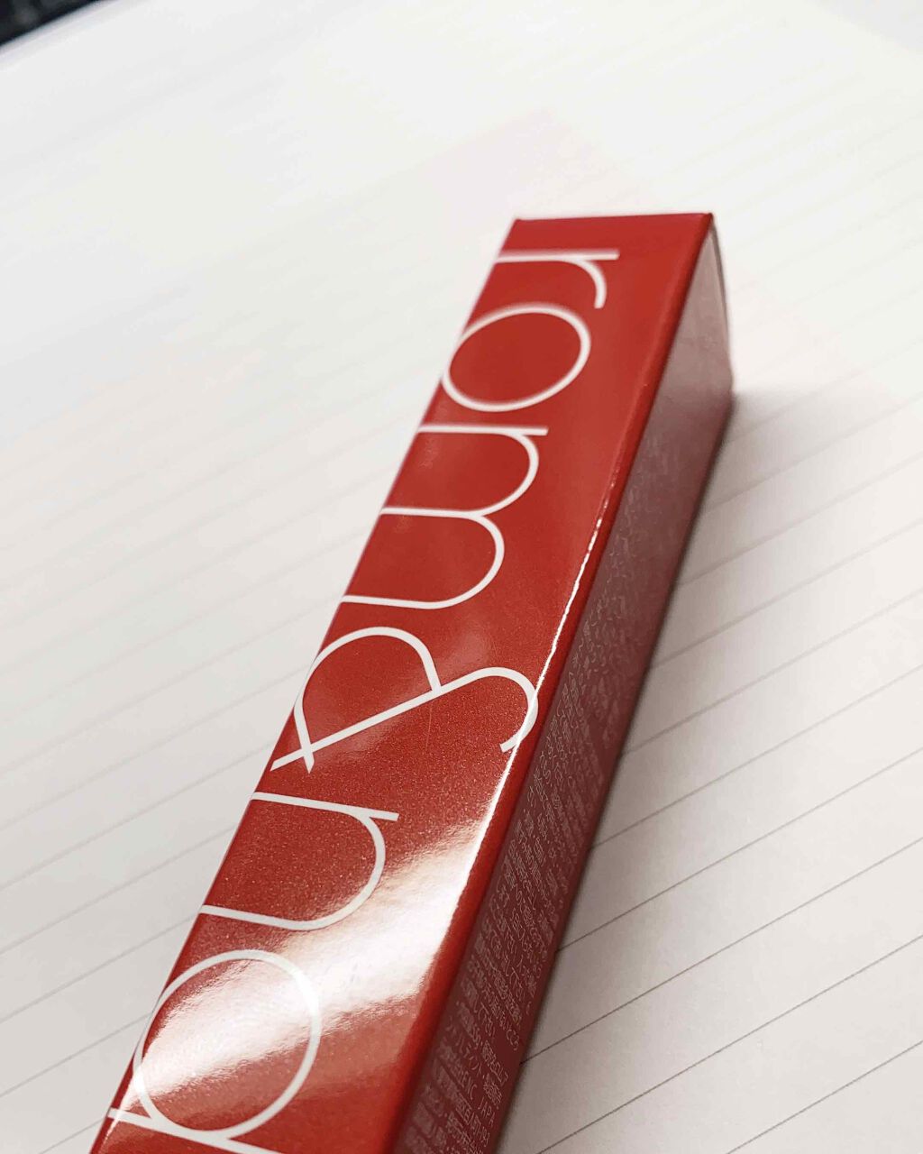 ジューシーラスティングティント/rom&nd/リップティントを使ったクチコミ（2枚目）