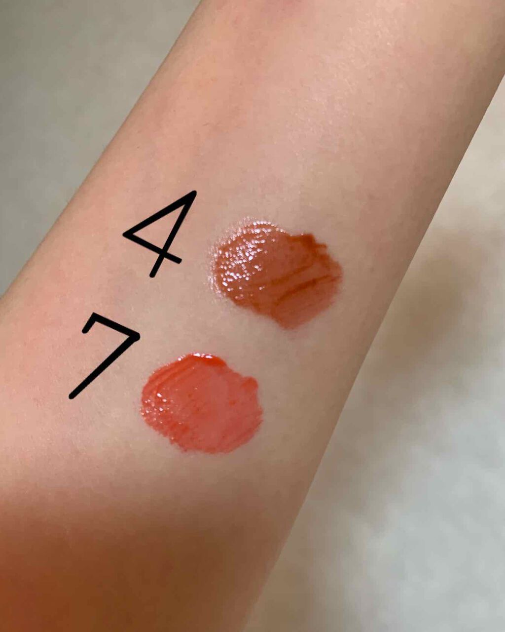 グラスティングウォーターティント/rom&nd/リップティントを使ったクチコミ(2枚目)