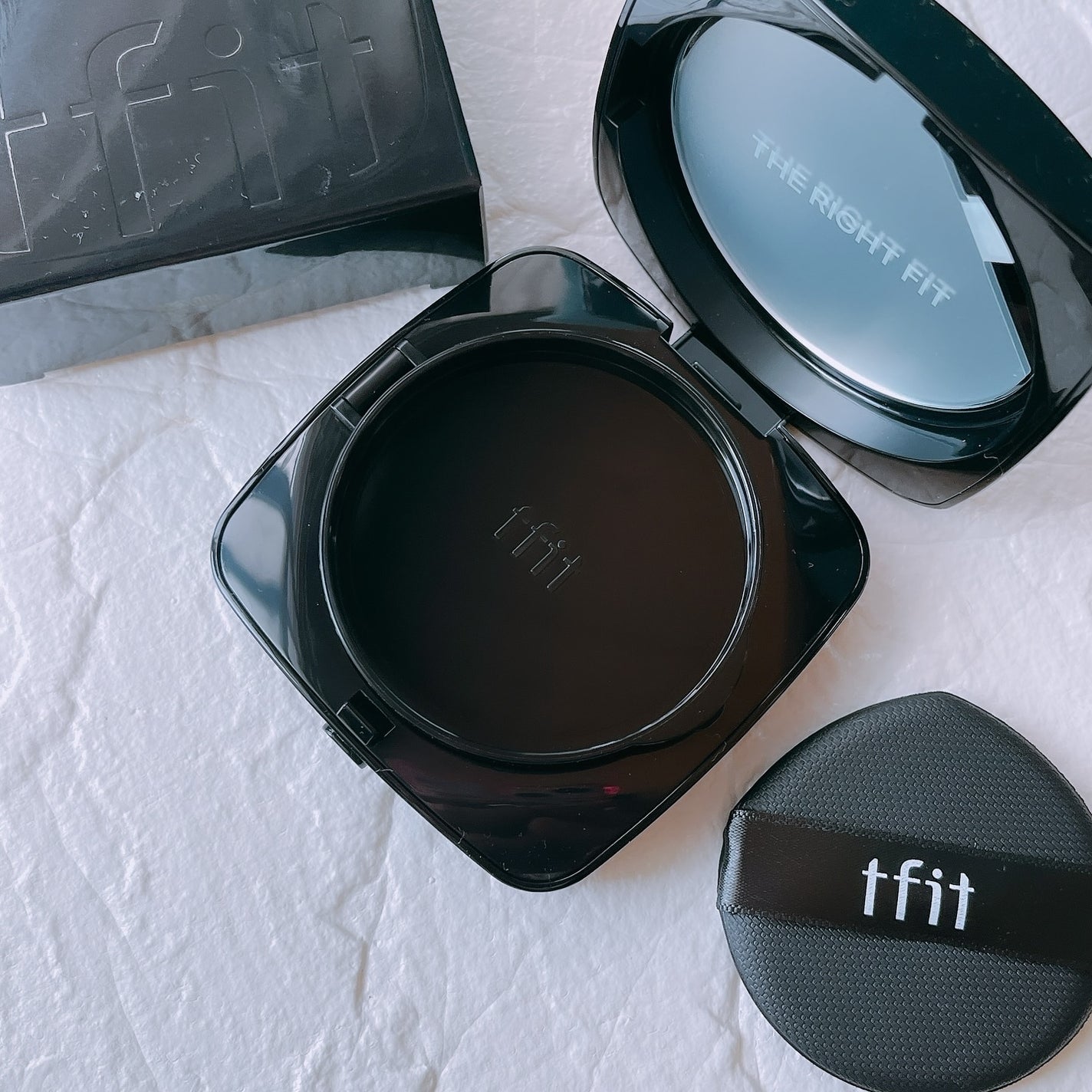 レイヤリングフィット グロークッションEX/TFIT/クッションファンデーションを使ったクチコミ(2枚目)