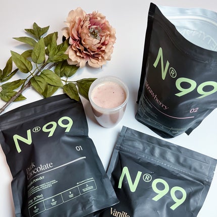 n99 ダークチョコレート プロテインパウダー/99 FOODS/食品を使ったクチコミ(5枚目)