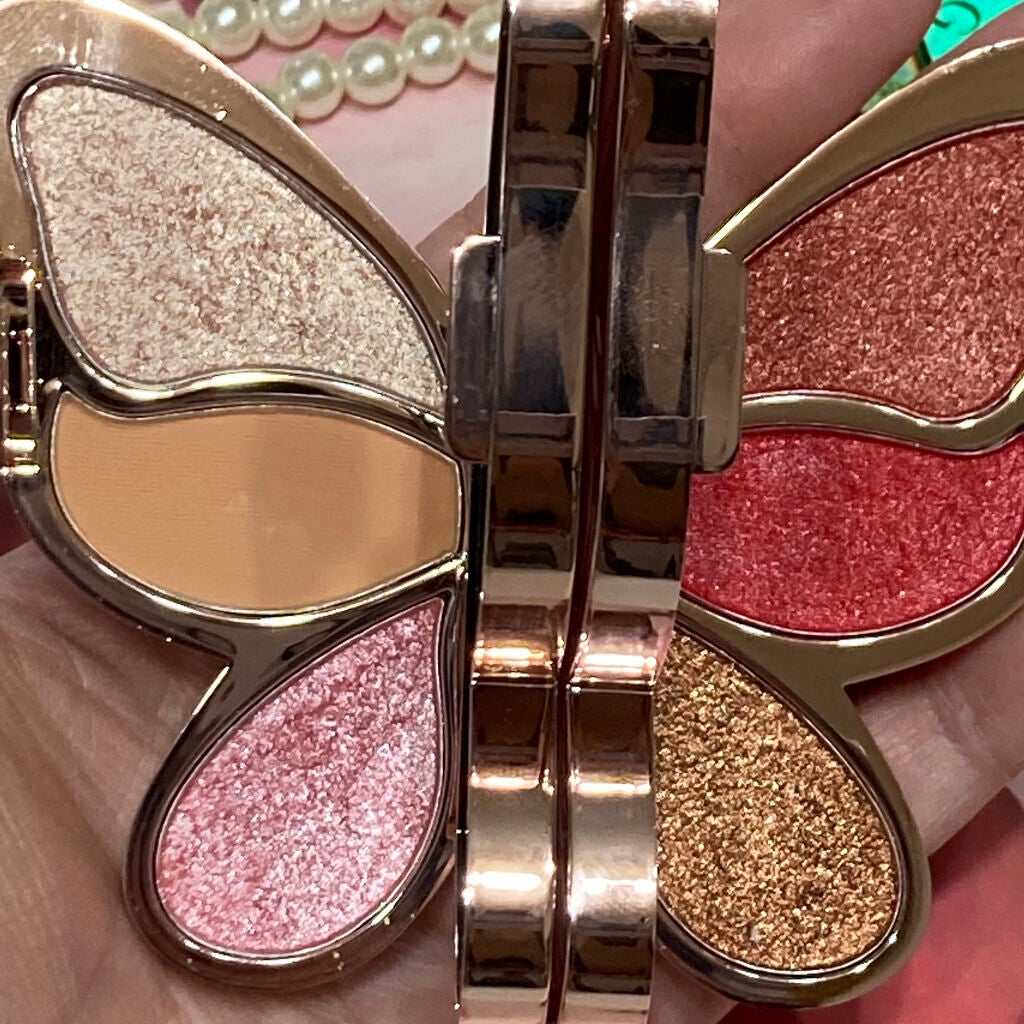 バタフライアイシャドウパレット/AGAG/アイシャドウパレットを使ったクチコミ(4枚目)