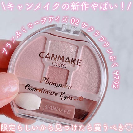 プランぷくコーデアイズ/キャンメイク/パウダーアイシャドウを使ったクチコミ(2枚目)