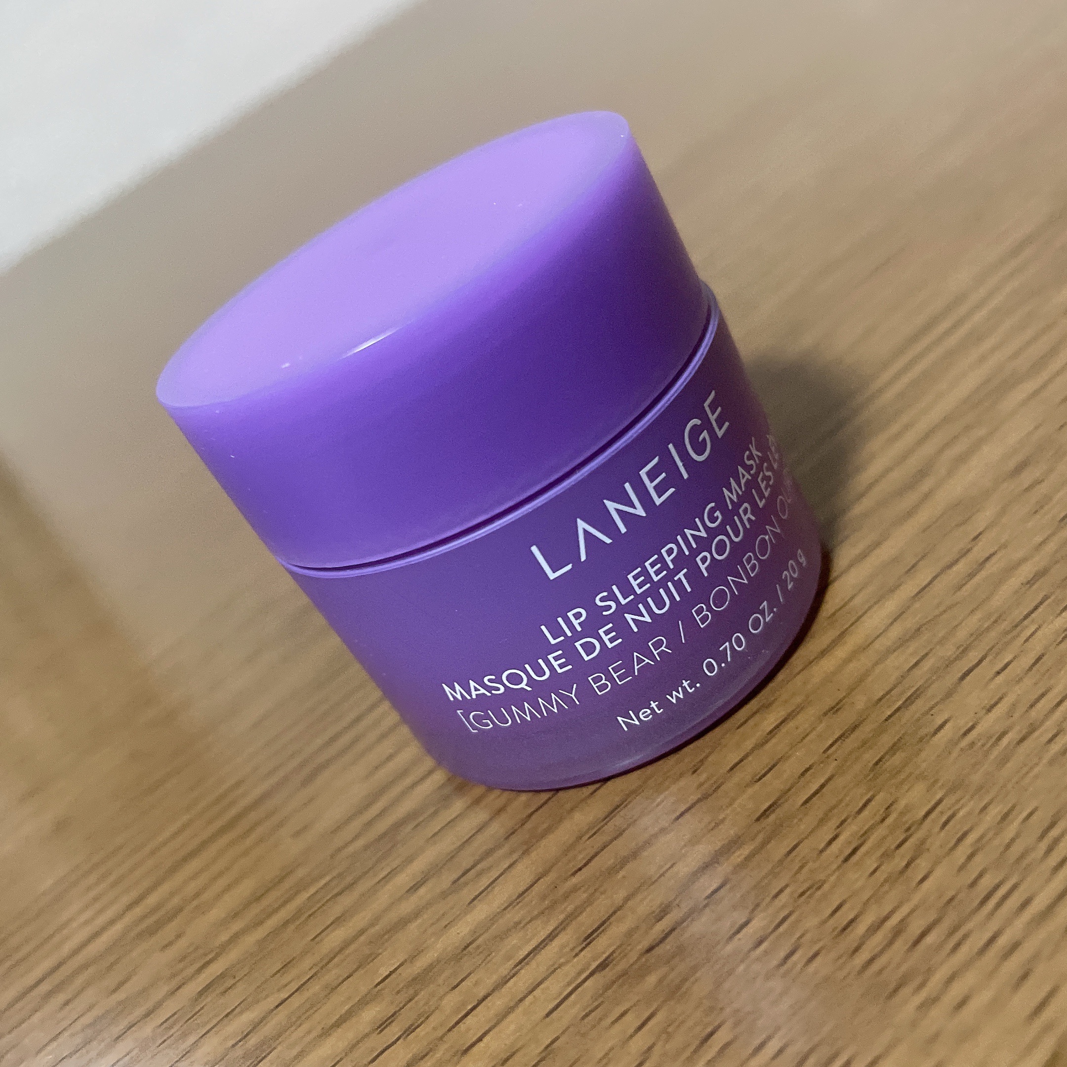 リップスリーピングマスク グミベア/LANEIGE/リップバームを使ったクチコミ（2枚目）