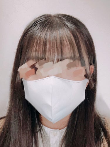 セリア 2D Fit Up MASK（kirei mask）のクチコミ「鼻が高く見えるマスク！

こんにちは。しゃん。です。
私のお気に入りのマスクを紹介します！

.....」（2枚目）