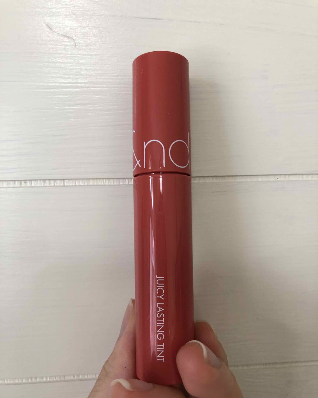 ジューシーラスティングティント/rom&nd/リップティントを使ったクチコミ（1枚目）