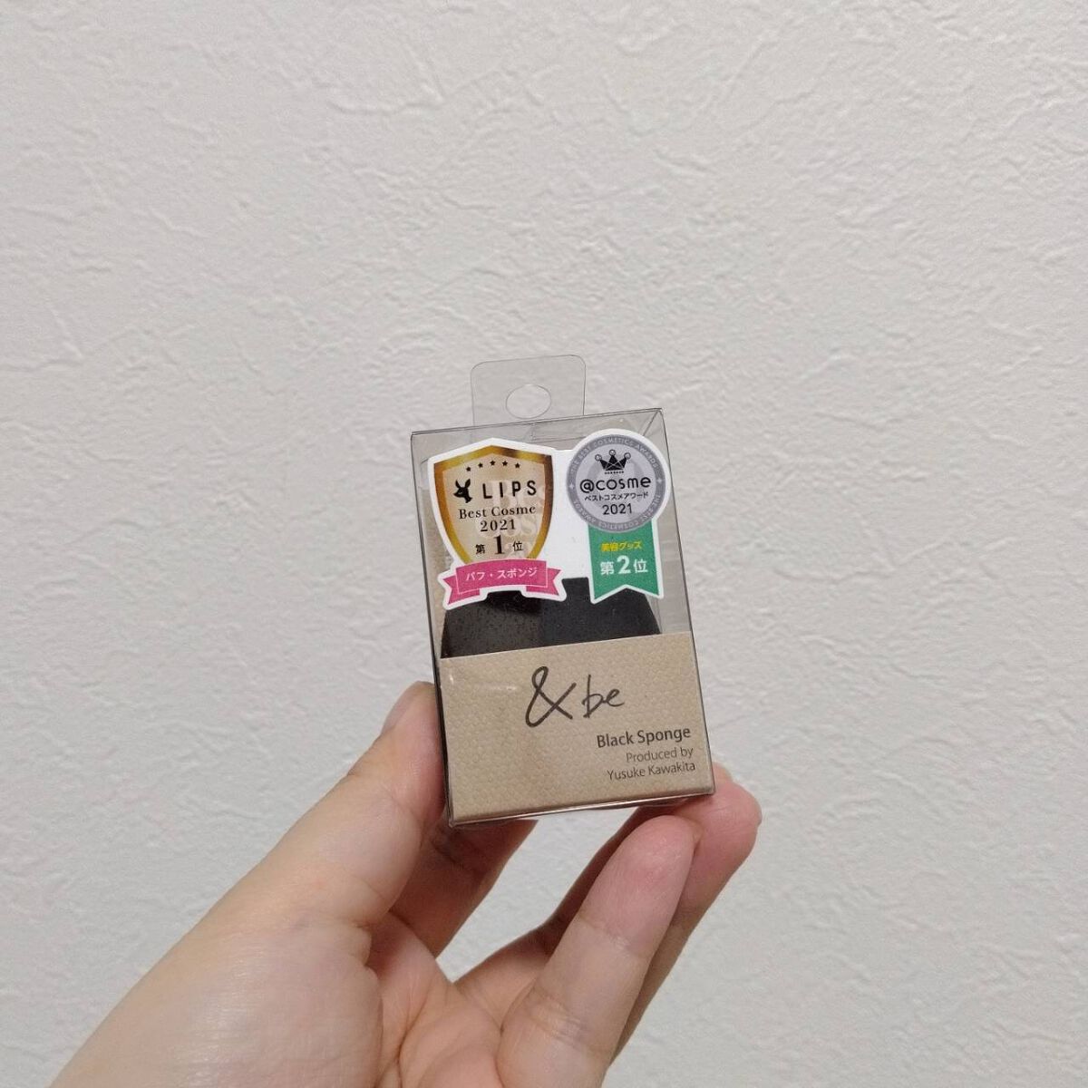&be ブラックスポンジ/＆be/パフ・スポンジを使ったクチコミ（1枚目）