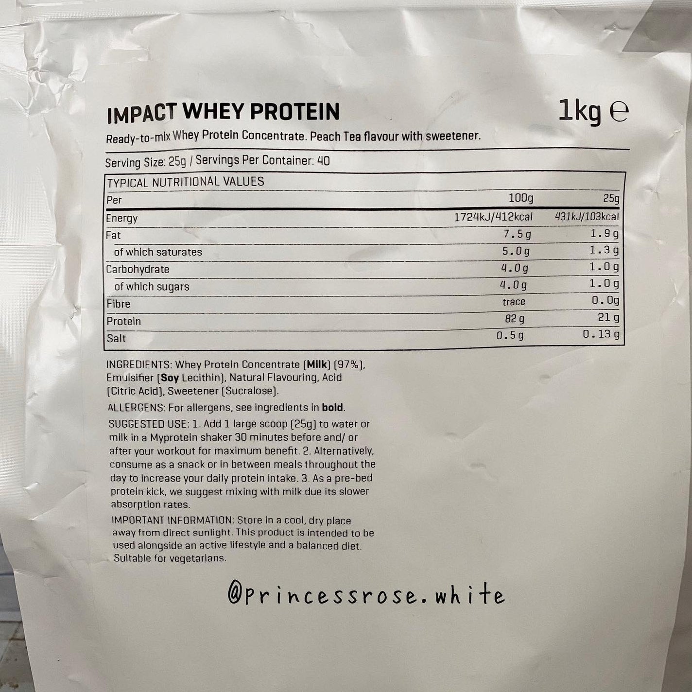 Impact ホエイ プロテイン/MYPROTEIN/ホエイプロテインを使ったクチコミ(2枚目)