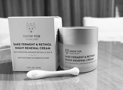 SAKE ナイトクリーム/SNOW FOX SKINCARE/フェイスクリームを使ったクチコミ(1枚目)
