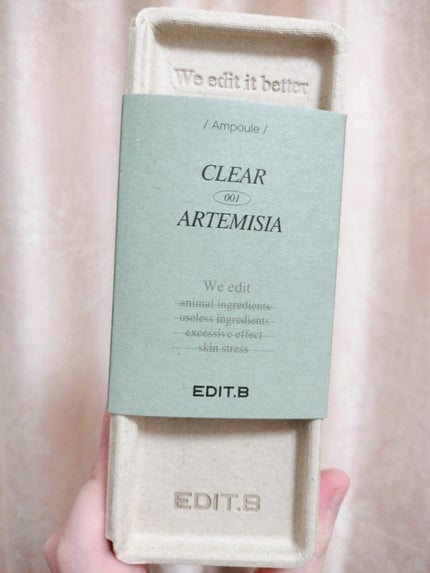 クリアヨモギアンプル/EDIT.B/美容液を使ったクチコミ(3枚目)